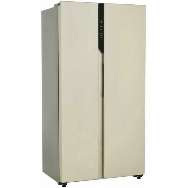 Холодильник двухкамерный HAIER HRF541DG7RU Side by Side, инверторный золотистый