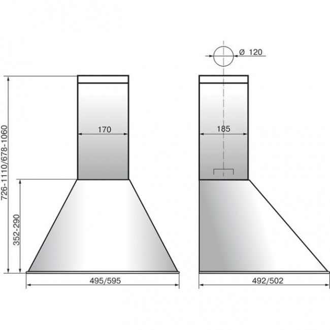 Вытяжка Elikor Эпсилон 60П-430-П3Л (черный/зол) Вытяжка Elikor Эпсилон 60П-430-П3Л (черный/зол)