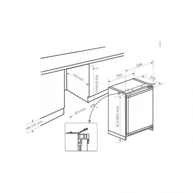 Холодильник Beko Diffusion BU 1100 HCA белый