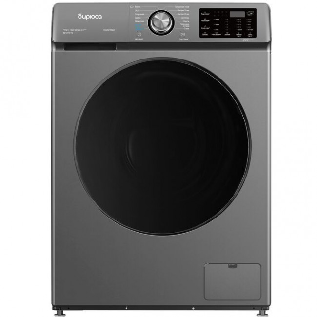 Стиральная машина Бирюса WM-SL1014/15 M, металлик 10кг, 1400 А+++