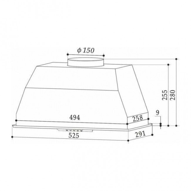 Вытяжка EXITEQ EX 1266