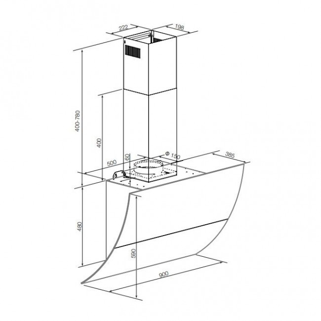 Вытяжка Graude DH 90.3 GE