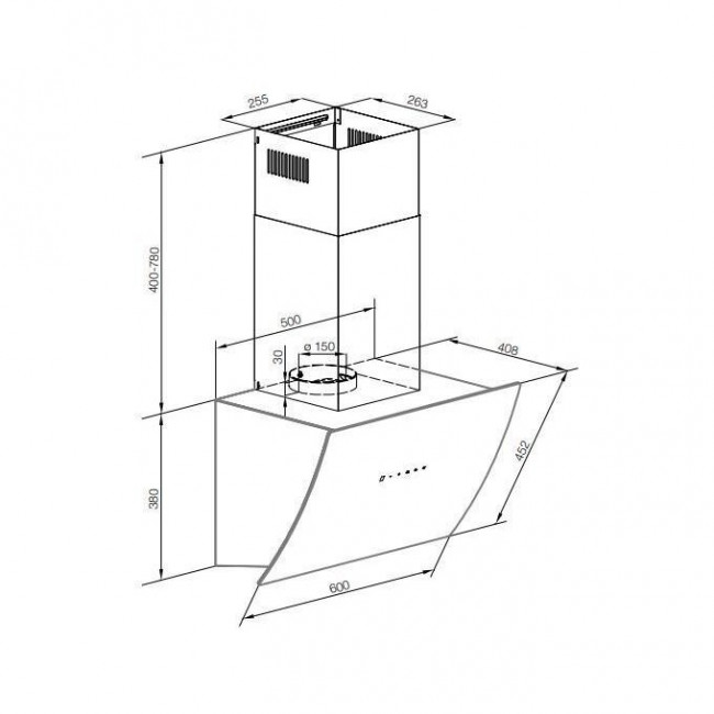 Вытяжка GRAUDE DH 60.1 GE Вытяжка GRAUDE DH 60.1 GE