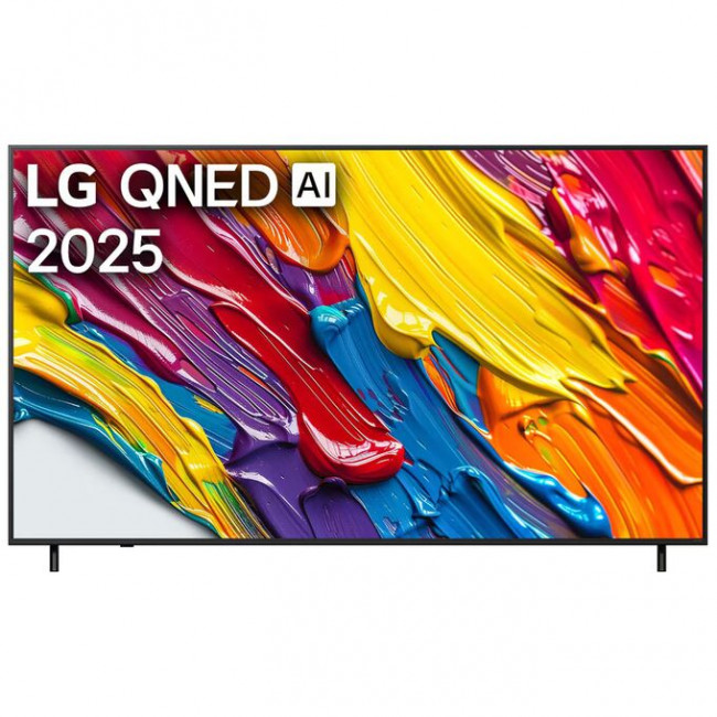 43" Телевизор LG 43QNED82A6B.ARUG черный QNED 3840x2160, 4K Ultra HD, 60 Гц, Wi-Fi, Smart TV, webOS