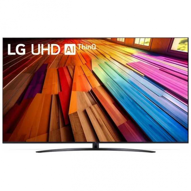 86" Телевизор LG 86UT81006LA.ARUB черный 3840x2160, 4K Ultra HD, 60 Гц, Wi-Fi, Smart TV, webOS