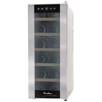 Винный шкаф TESLER WCV-125 Silver