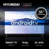 55" Телевизор Hyundai H-LED55BU7009 черный 3840x2160, 4K Ultra HD, 60 Гц, Wi-Fi, Smart TV, Android TV