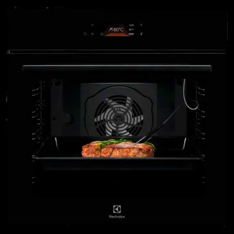 Духовой шкаф Electrolux LOE8H39Z электрический с конвекцией, объем 72л, 17 режимов, очистка паровая, 3 стекла в дверце