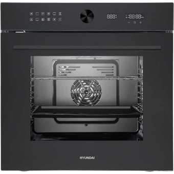 Духовой шкаф электрический Hyundai HEO 6745 BG черное стекло