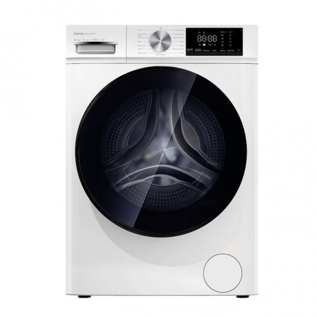 Стиральная машина Centek CT-1953 (белый) 600х520х847мм, 1400об 8кг/5кг стирка/сушка, Inverter, A+++