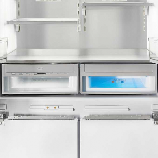 Встраиваемый холодильник HIBERG S-RFQ 800 W inverter