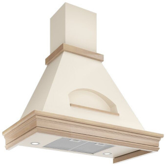 Вытяжка Elikor Бельведер Валенсия 90П-650-П3Д топ.молоко/дуб неокр