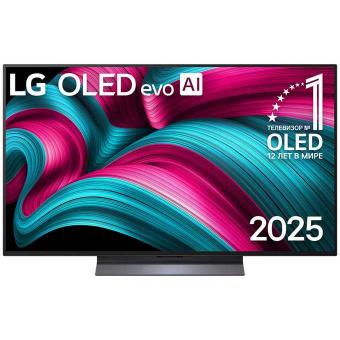 83" Телевизор LG OLED83C5RLA.ARUG черный OLED 3840x2160, 4K Ultra HD, 120 Гц, Wi-Fi, Smart TV, WebOS 83" Телевизор LG OLED83C5RLA.ARUG черный OLED 3840x2160, 4K Ultra HD, 120 Гц, Wi-Fi, Smart TV, WebOS