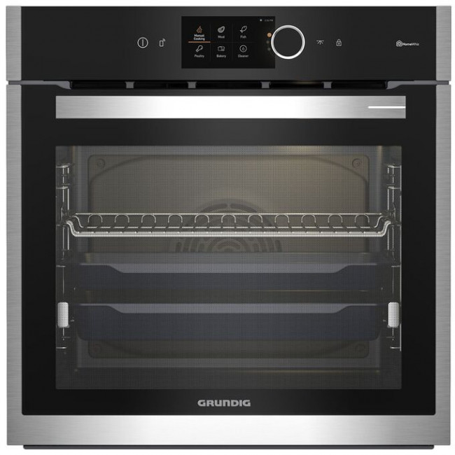 Духовой шкаф Grundig GEBM19600BCHI нерж/черный Духовой шкаф Grundig GEBM19600BCHI нерж/черный