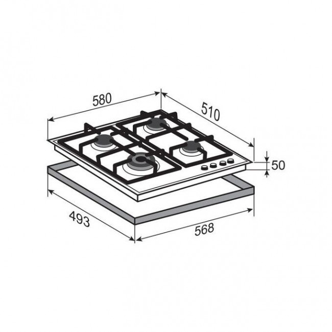 Варочная поверхность Zigmund & Shtain G 14.6 B Варочная поверхность Zigmund & Shtain G 14.6 B