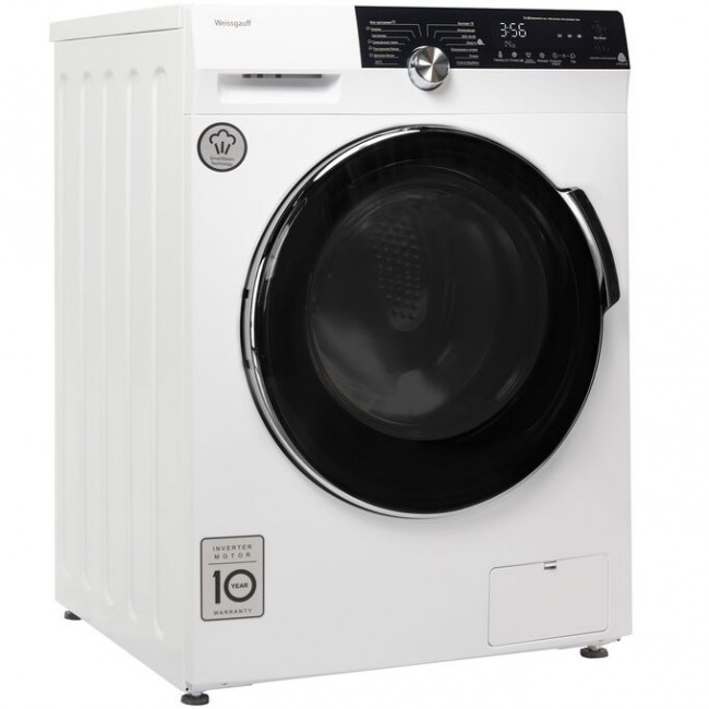 Стиральная машина Weissgauff WM 59412 DC Inverter Steam белый