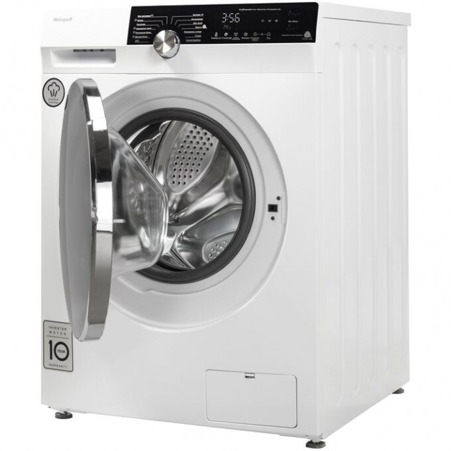 Стиральная машина Weissgauff WM 59412 DC Inverter Steam белый