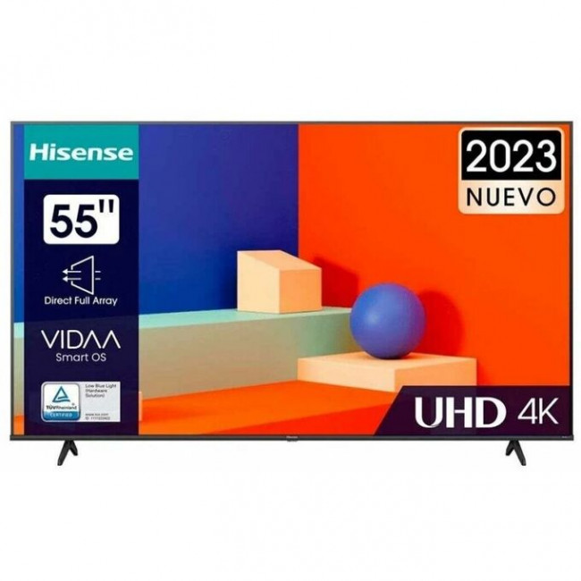 55" Телевизор Hisense 55A6K черный, 3840x2160, 4K Ultra HD, 60 Гц, Wi-Fi, SMART TV, VIDAA 55" Телевизор Hisense 55A6K черный, 3840x2160, 4K Ultra HD, 60 Гц, Wi-Fi, SMART TV, VIDAA