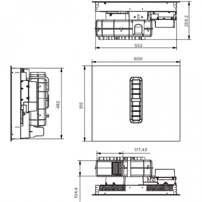 Варочная панель MAUNFELD MIHC604SF2BK Варочная панель MAUNFELD MIHC604SF2BK