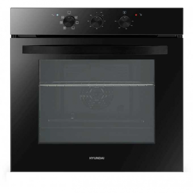Духовой шкаф электрический Hyundai HEO 6634 BG черное стекло
