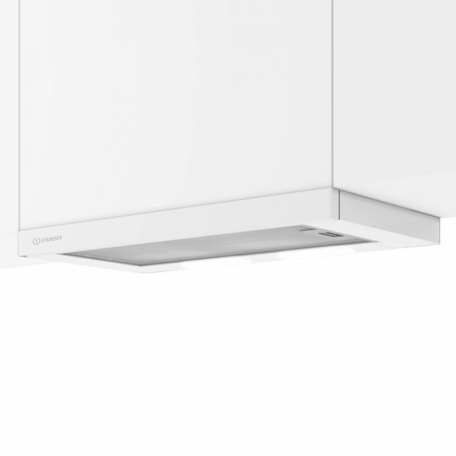 Вытяжка Indesit INT 62HR WH белый управление механическое (1 мотор)