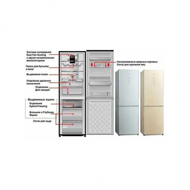Холодильник Hitachi R-BG410PUC6X GBK Холодильник Hitachi R-BG410PUC6X GBK