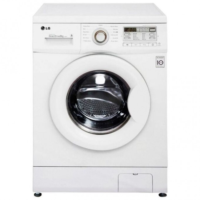 Стиральная машина LG F10B8MD 85x60x44см кл.:A++ фронт. макс.:5.5кг белый 1000 об/мин, барабан серый, дисплей