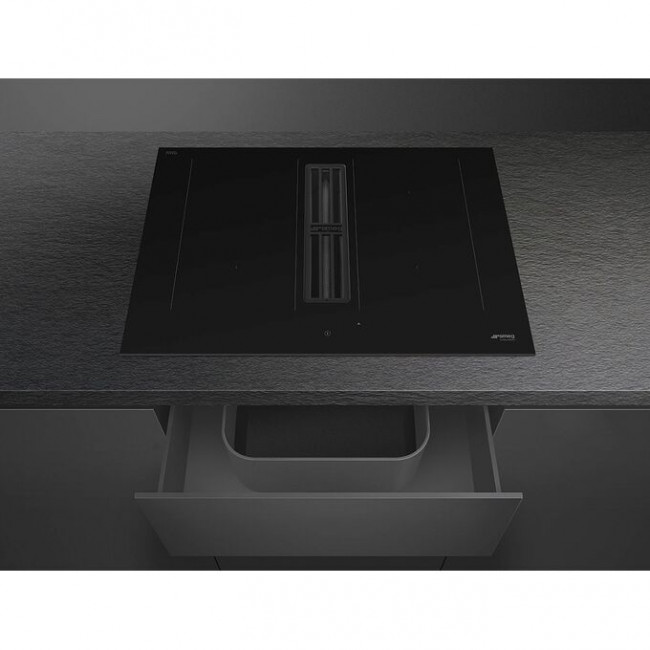 Варочная поверхность со встроенной вытяжкой Smeg HOBD472D2 Варочная поверхность со встроенной вытяжкой Smeg HOBD472D2