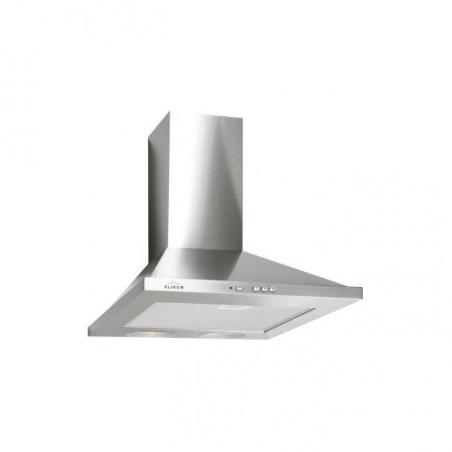 Вытяжка Elikor Оптима 60Н-400-К3Л нерж сталь (кнопочное 1 мотор)