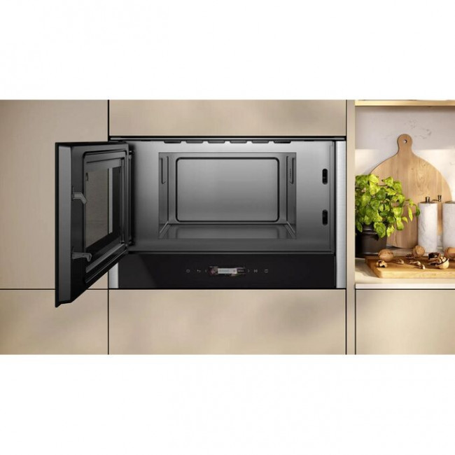 Встраиваемая микроволновая печь Neff NR4WR21N1 черный/нерж Встраиваемая микроволновая печь Neff NR4WR21N1 черный/нерж