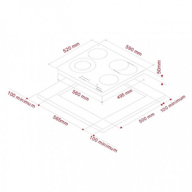 Варочная поверхность Kuppersberg ECS 624