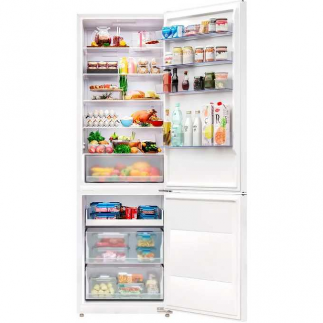 Холодильник LEX LKB201WGIDMax Total No Frost белый