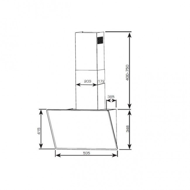 Вытяжка Centek CT-1829-60 White Вытяжка Centek CT-1829-60 White