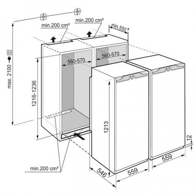 Набор холодильников Liebherr IXRF 4155-20 001 (состоит из SIFNd 4155 и IRBd 4150) Набор холодильников Liebherr IXRF 4155-20 001 (состоит из SIFNd 4155 и IRBd 4150)