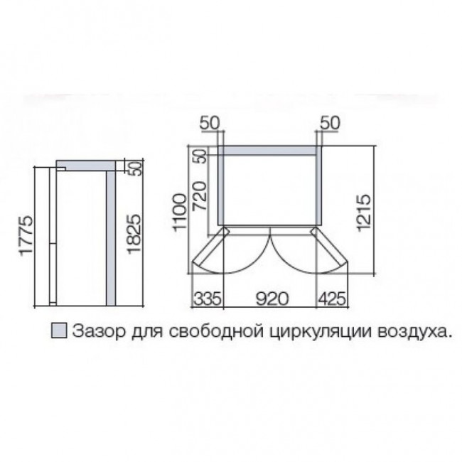 Холодильник Hitachi R-W660PUC7 GBE бежевый стекло