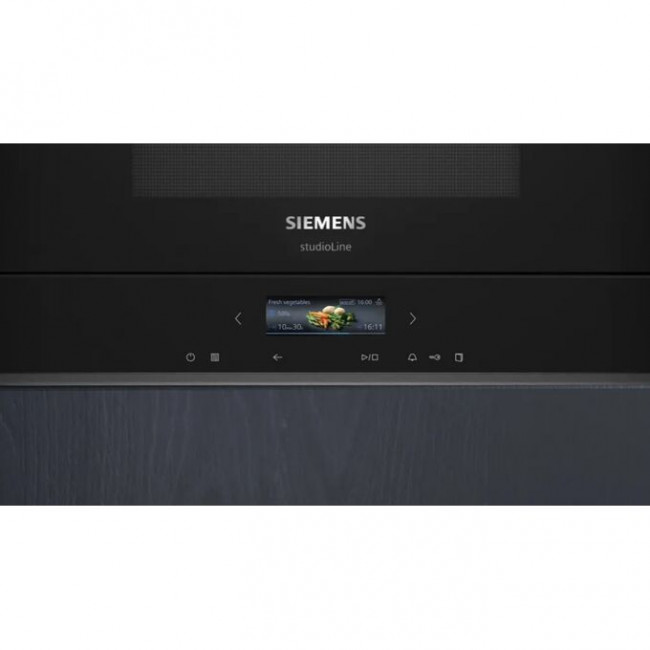 Встраиваемая микроволновая печь Siemens BF722L1B1 черный