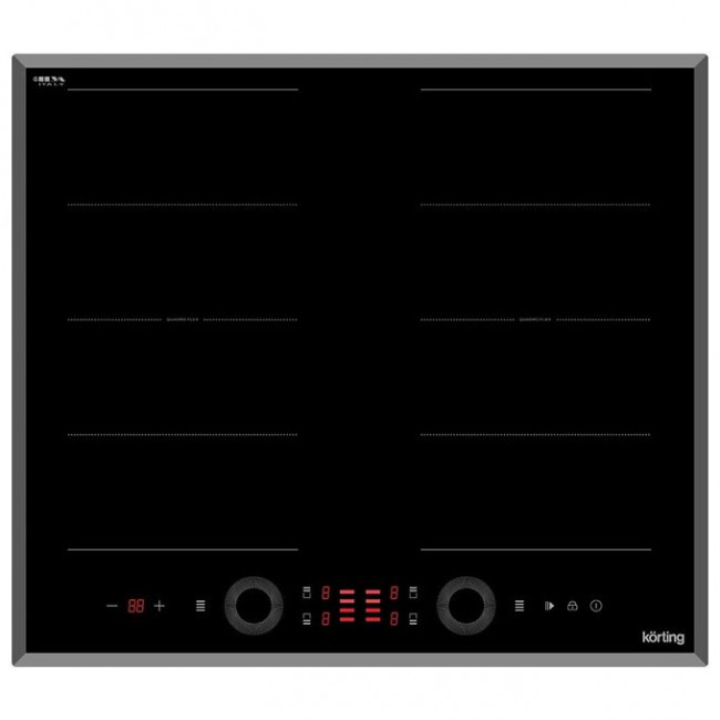 Варочная поверхность KORTING HIB 68700 B Quadro Варочная поверхность KORTING HIB 68700 B Quadro