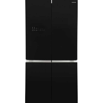 Холодильник Hitachi R-WB820VUC2 GBK черный стекло