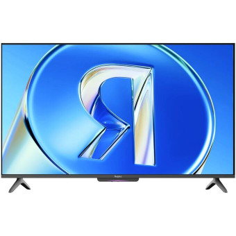 65" Телевизор YANDEX ТВ Станция Бейсик QLED с Алисой YNDX-00081 черный 3840x2160, 4K Ultra HD, 60 Гц, Wi-Fi, Smart TV, Яндекс ТВ