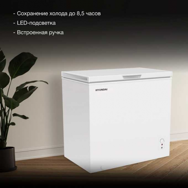 Морозильный ларь Hyundai CH25081 белый