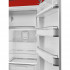 Холодильник SMEG FAB28RRD6 отдельностоящий, стиль 50-х, однокамерный, внутренняя морозильная камера, объем 270л, инверторный компрессор