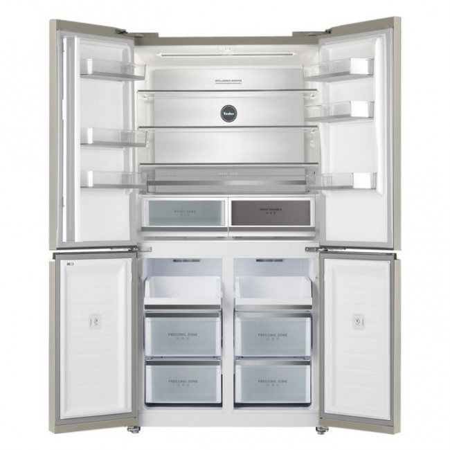 Холодильник TESLER RCD-547BI Marble beige Холодильник TESLER RCD-547BI Marble beige