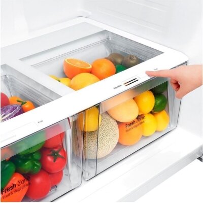 Холодильник LG GR-H802HEHL,Бежевый,86х184х73