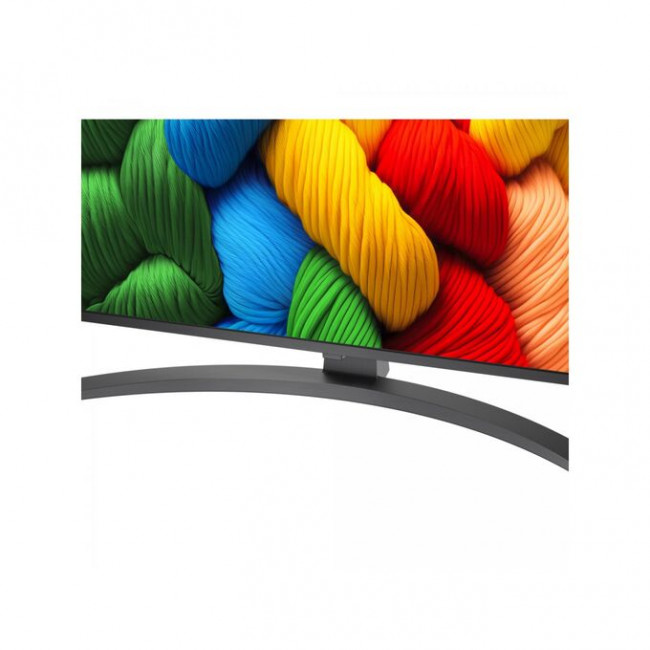 65" Телевизор LG 65NANO81A6A.ARUG черный NanoCell 3840x2160, 4K Ultra HD, 60 Гц, Wi-Fi, Smart TV, WebOS