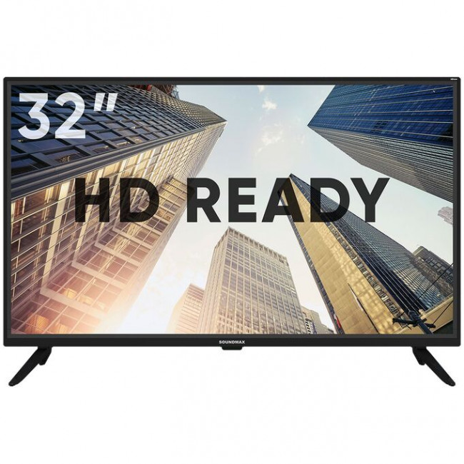 32" Телевизор SOUNDMAX SM-LED32M12 черный 1366x768, HD, 60 Гц