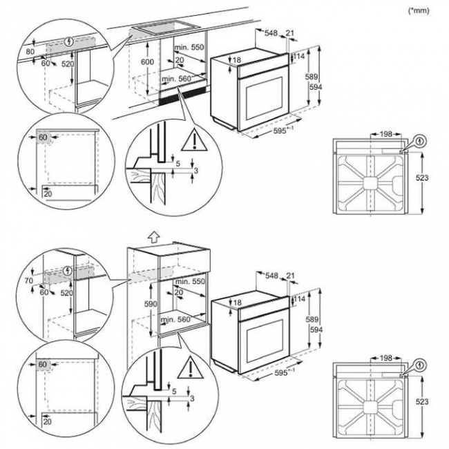 Духовой шкаф ELECTROLUX EOF3C50H Духовой шкаф ELECTROLUX EOF3C50H