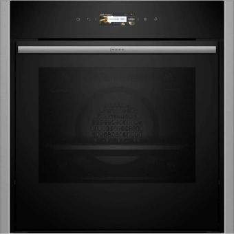 Встраиваемый духовой шкаф Neff B54CR31N0 черный/нерж