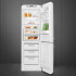 Холодильник SMEG FAB32RWH5 Отдельностоящий двухдверный стиль 50-х годов, 60 см, белый, No-frost, петли справа