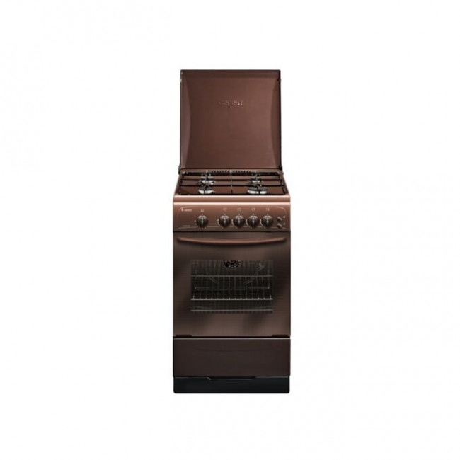 Газовая плита Gefest 3200-06 К19 коричневый, 85х50х57см, газовая духовка 42л, газ-контроль духовки, поджиг кнопкой, решетки стальные