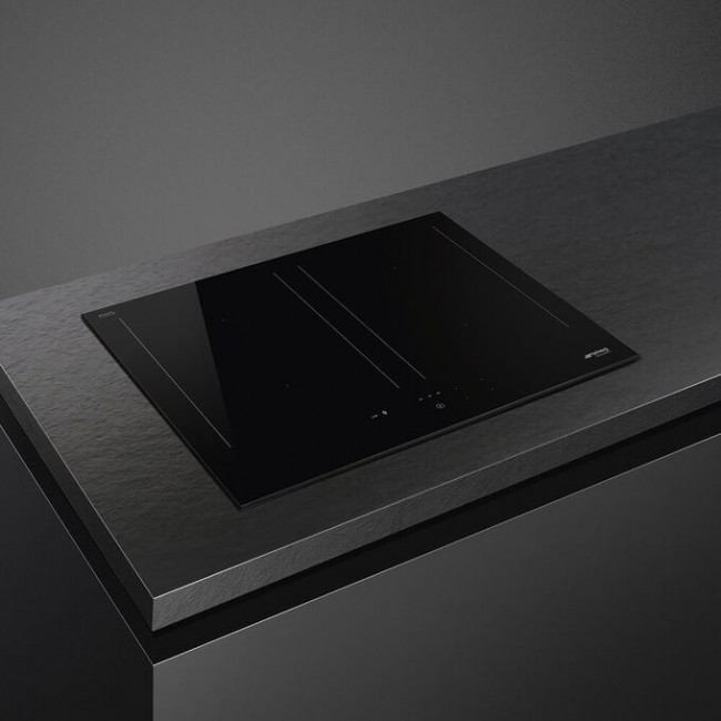 Варочная поверхность Smeg SIM3644D 60см, индукция, слайдерное управление, 4 зоны нагрева, 9 уровней мощности, автоматическое определение посуды Варочная поверхность Smeg SIM3644D 60см, индукция, слайдерное управление, 4 зоны нагрева, 9 уровней мощности, автоматическое определение посуды